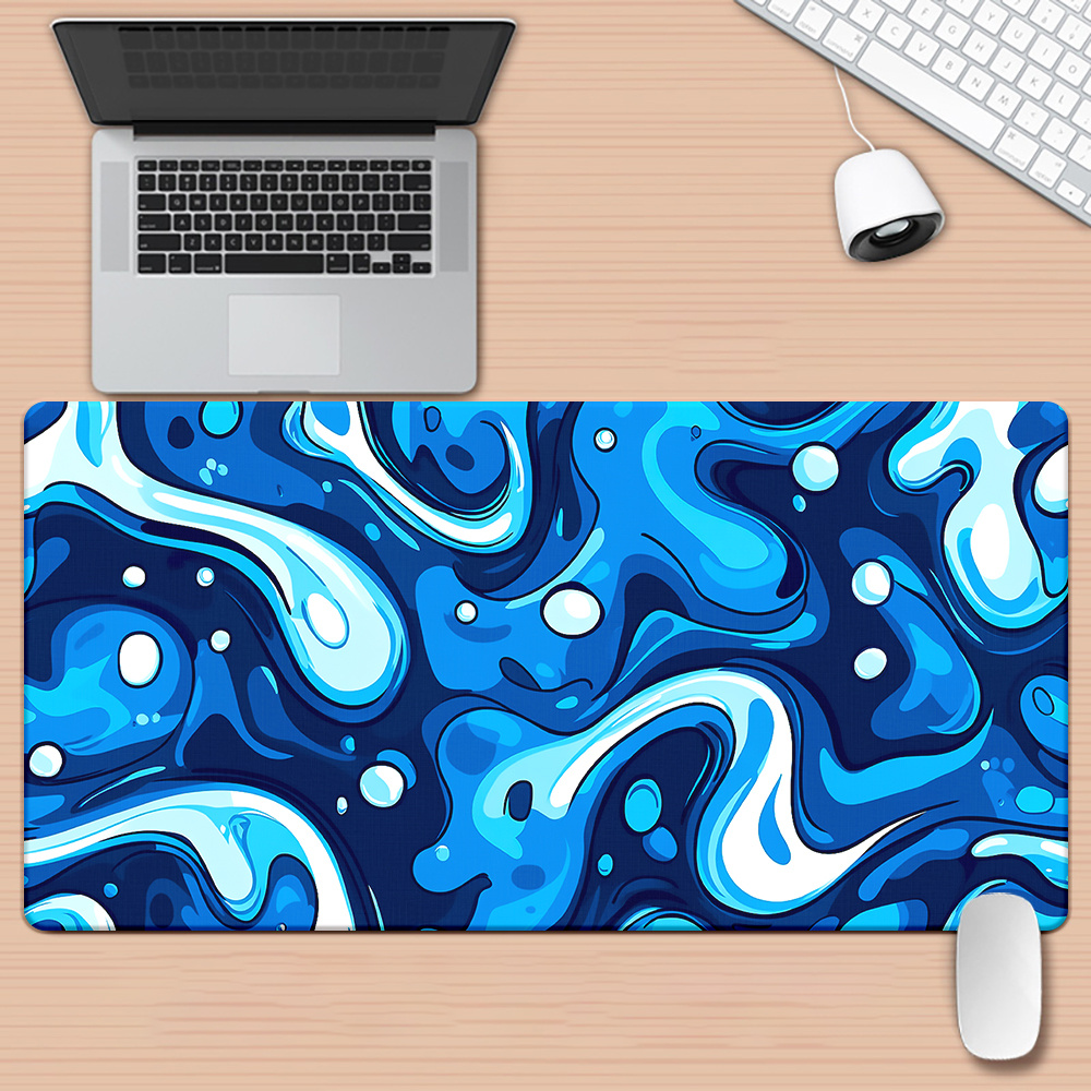 Pc Gaming Liquid - Abstract Blue Swirl Liquid XXL Gaming
