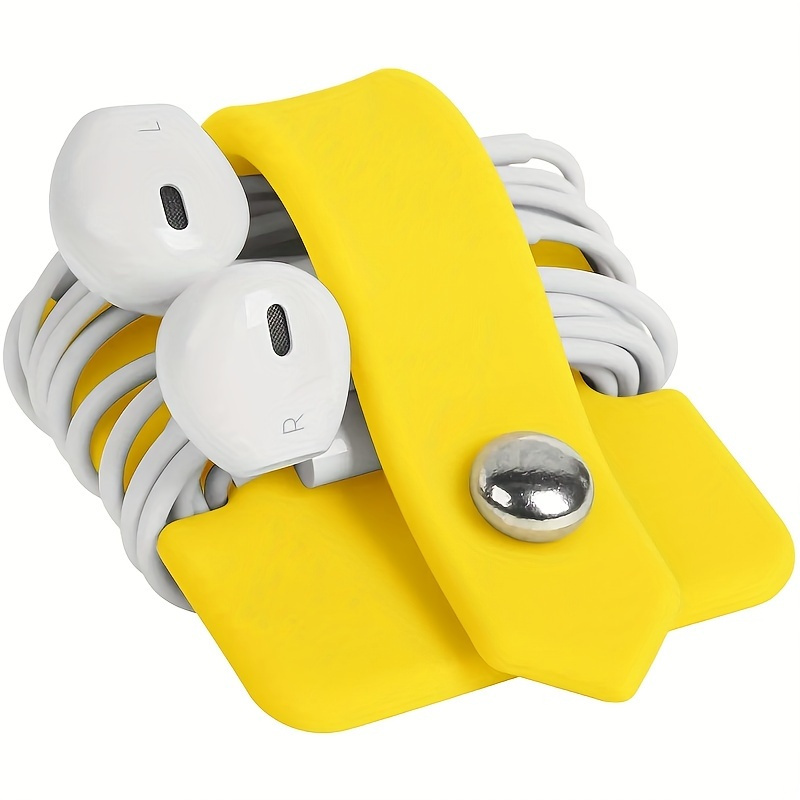 Cable Management Sleeve - 2pcs Headphone Winder Wire Cable Wire