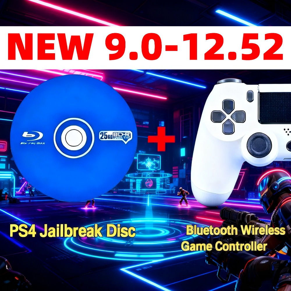 Joystick Pc Gaming - Wireless Game Controller for PS4 Slim