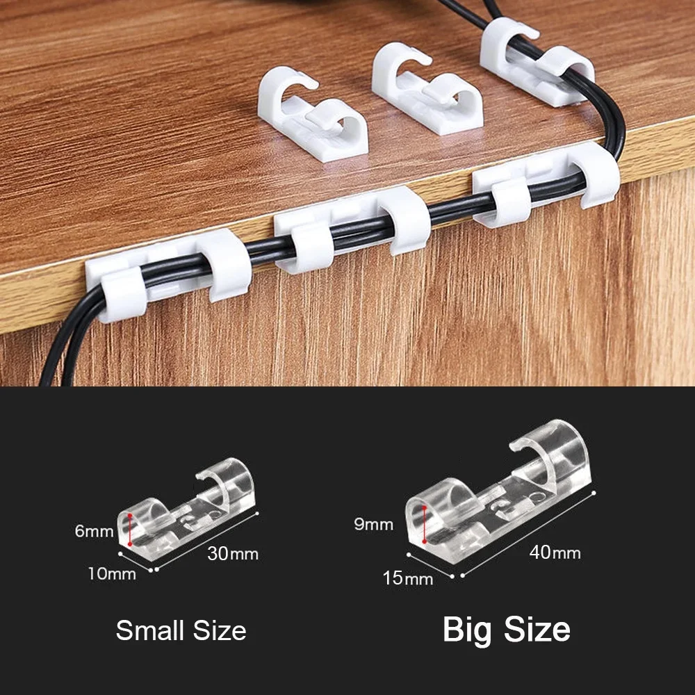 Cable Clips Organizer Drop Wir - Cable Management Sleeve recension och pris