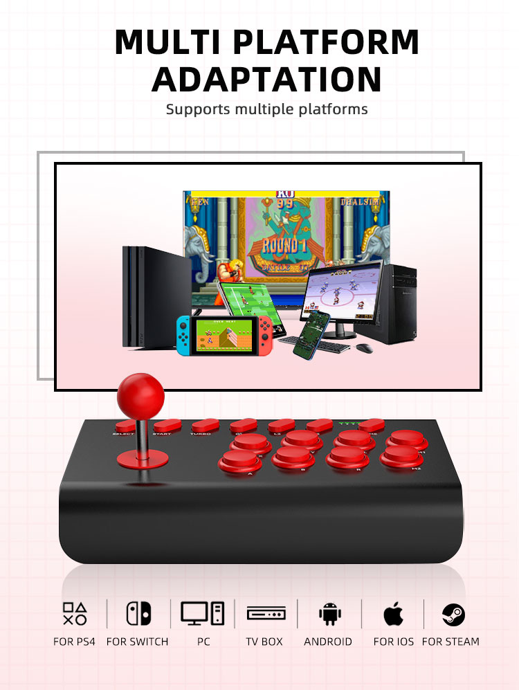 8-Button Arcade Stick For Nint - Joystick Pc Gaming recension och pris