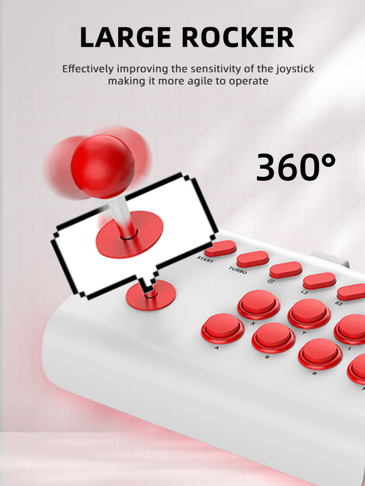 8-Button Arcade Stick For Nint - Joystick Pc Gaming recension och pris