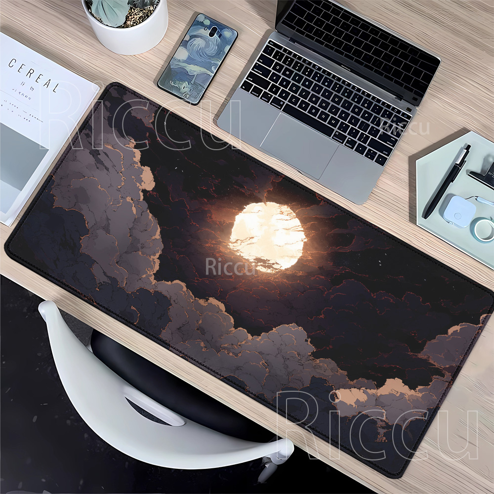 moon night cloud Mousepad Rubb - Pc Gaming Cloud Free recension och pris
