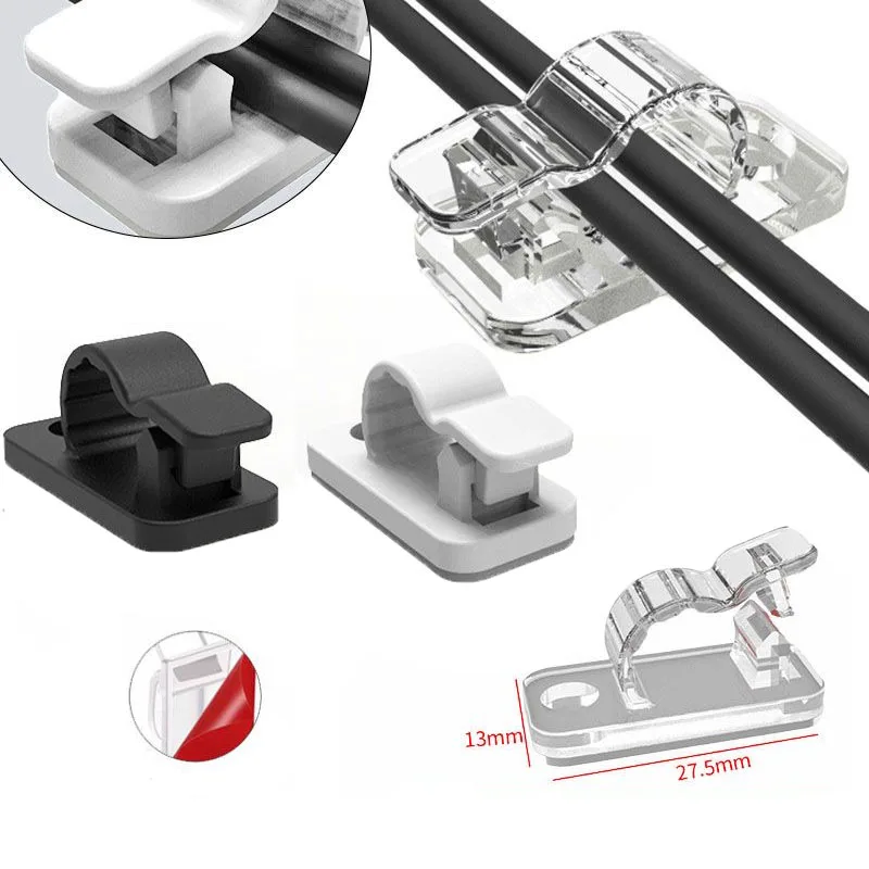 10/50PCS Cable Organizer Clips - Cable Management Sleeve recension och pris
