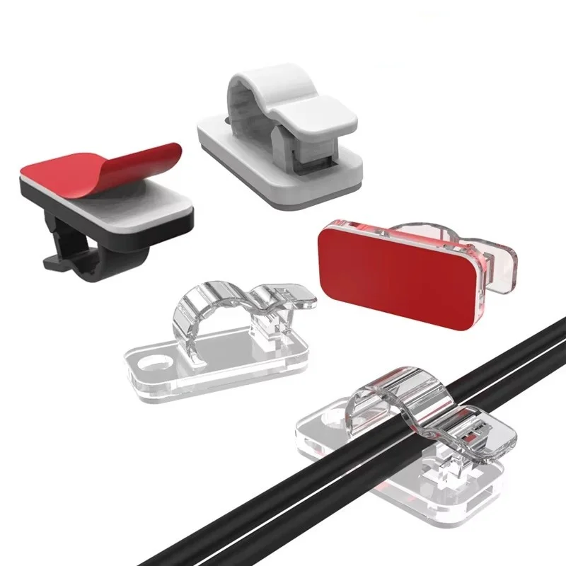 10/50PCS Cable Organizer Clips - Cable Management Sleeve recension och pris