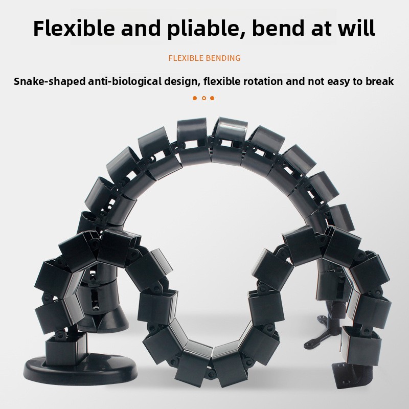 Wire Spine Cable Sleeve Under  - Cable Management Sleeve recension och pris