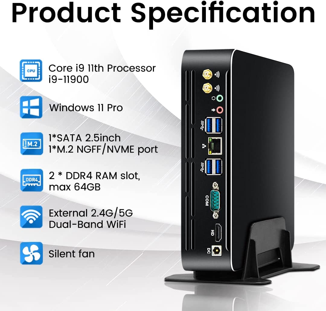 Partaker 11th Gen Intel Mini P - Pc Gaming Core I7 recension och pris