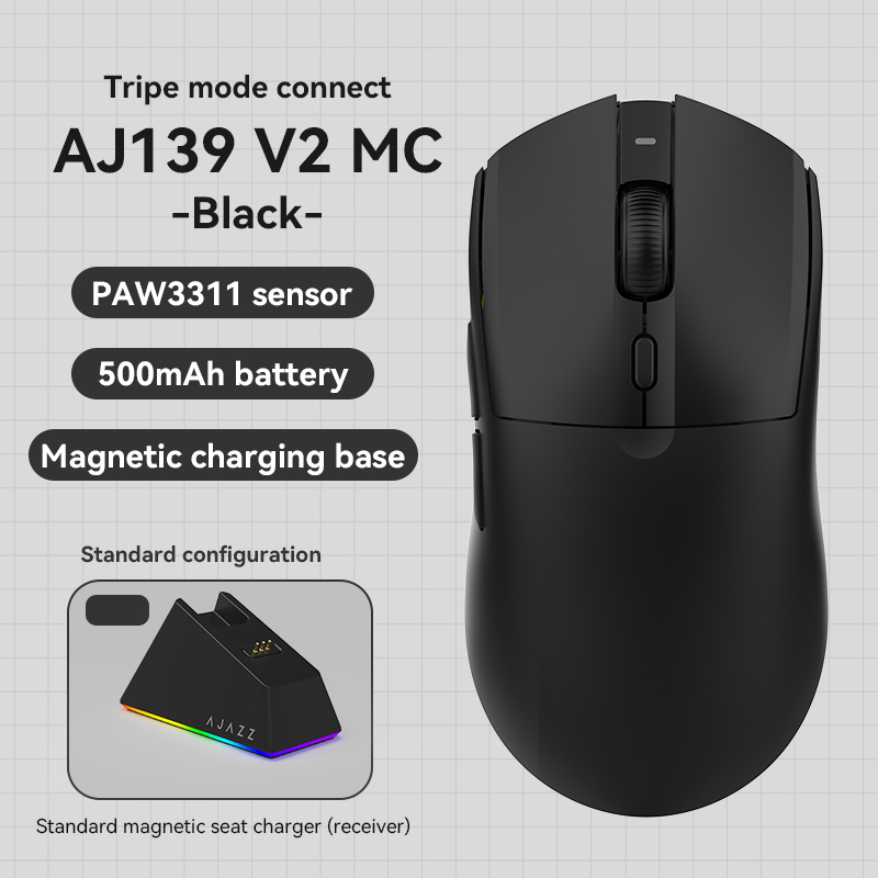AJAZZ AJ139 V2 MC Mouse TriMod - Pc Gaming Ultra recension och pris