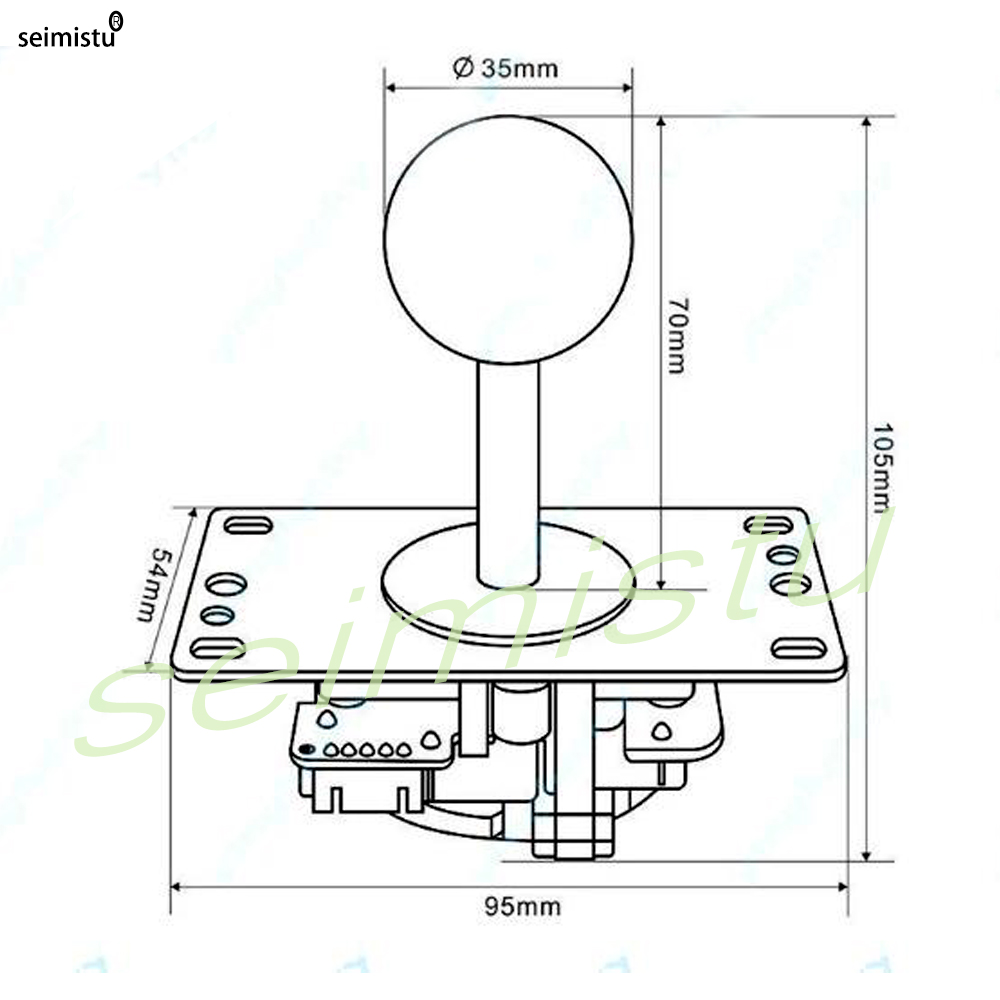 Joystick Copy Sanwa arcade Joy - Joystick Pc Gaming recension och pris