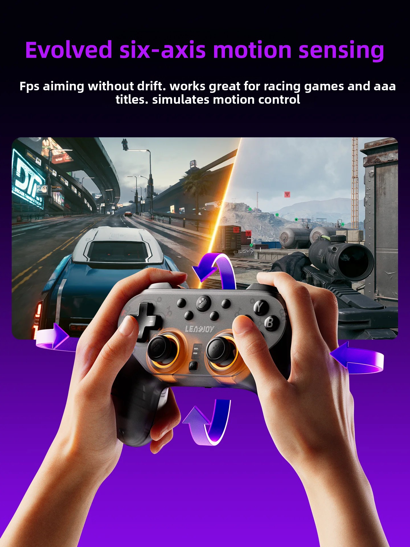 LeadJoy Saber Plus Wireless Ga - Joystick Pc Gaming recension och pris