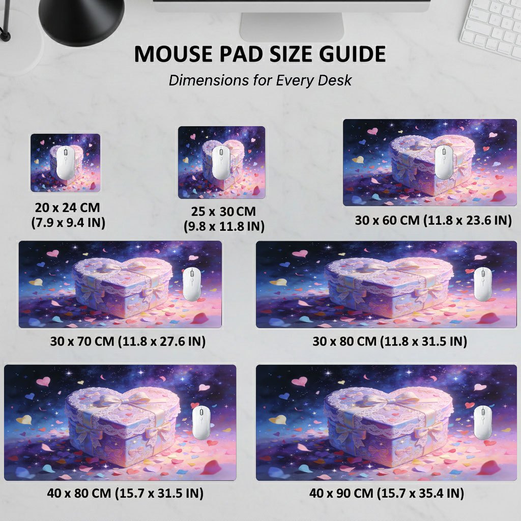 Heart Pattern Non Slip Rubber  - Pc Gaming Ultra recension och pris
