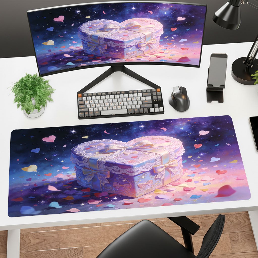 Heart Pattern Non Slip Rubber  - Pc Gaming Ultra recension och pris
